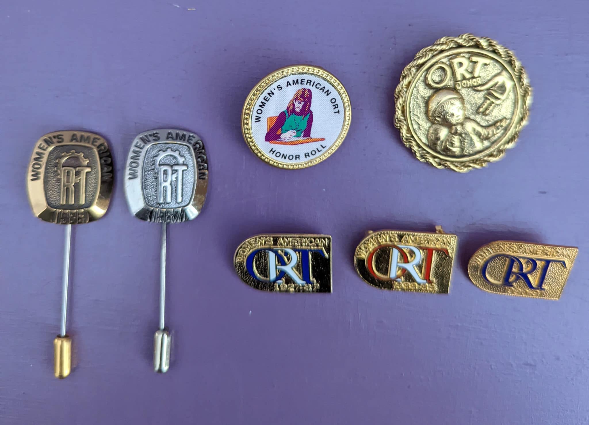 S Hausman Pins | ORT America Susie Hausman's pins