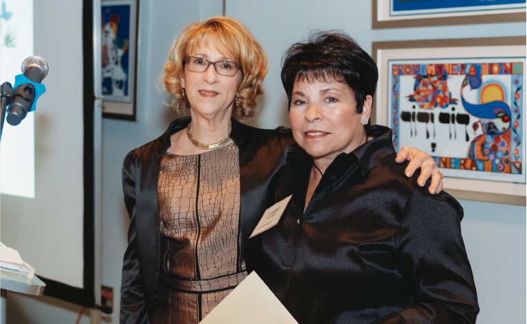 Terry Lesley | ORT America Terry Schwartz and Lesley Berman.